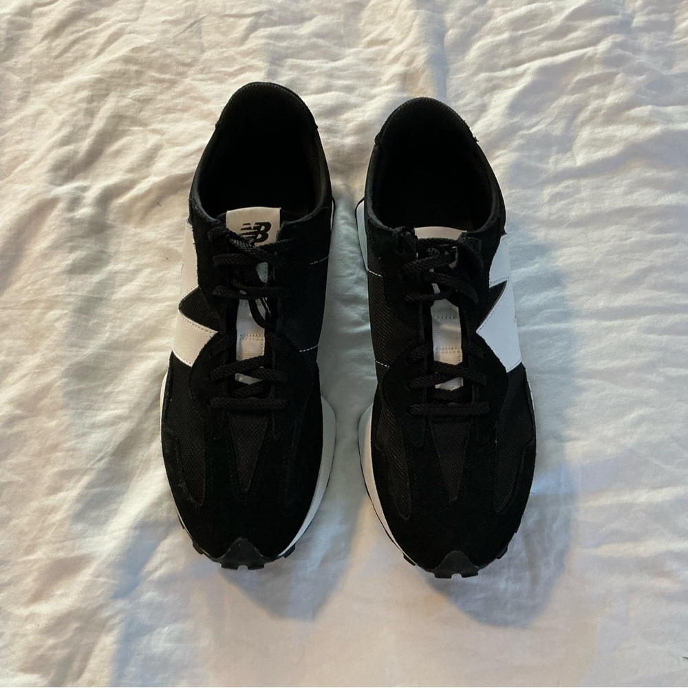 New Balance Black and White Athletic Shoes